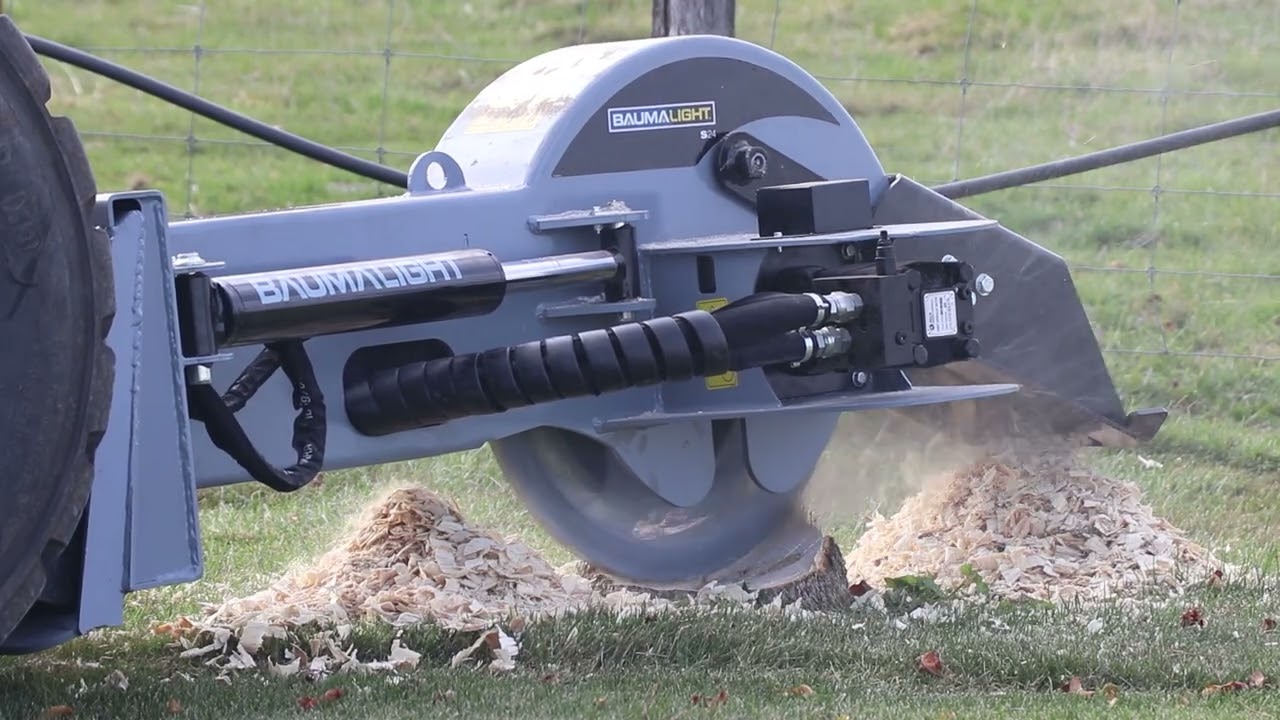 S24 Skidsteer Stump Grinder