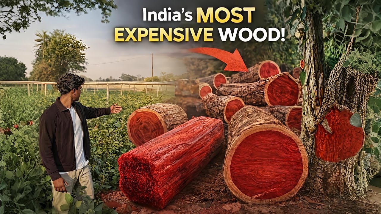₹10,000 से ₹2,00,000 प्रति KG 😳|| Red Sandalwood Plant Business || Lal Chandan |