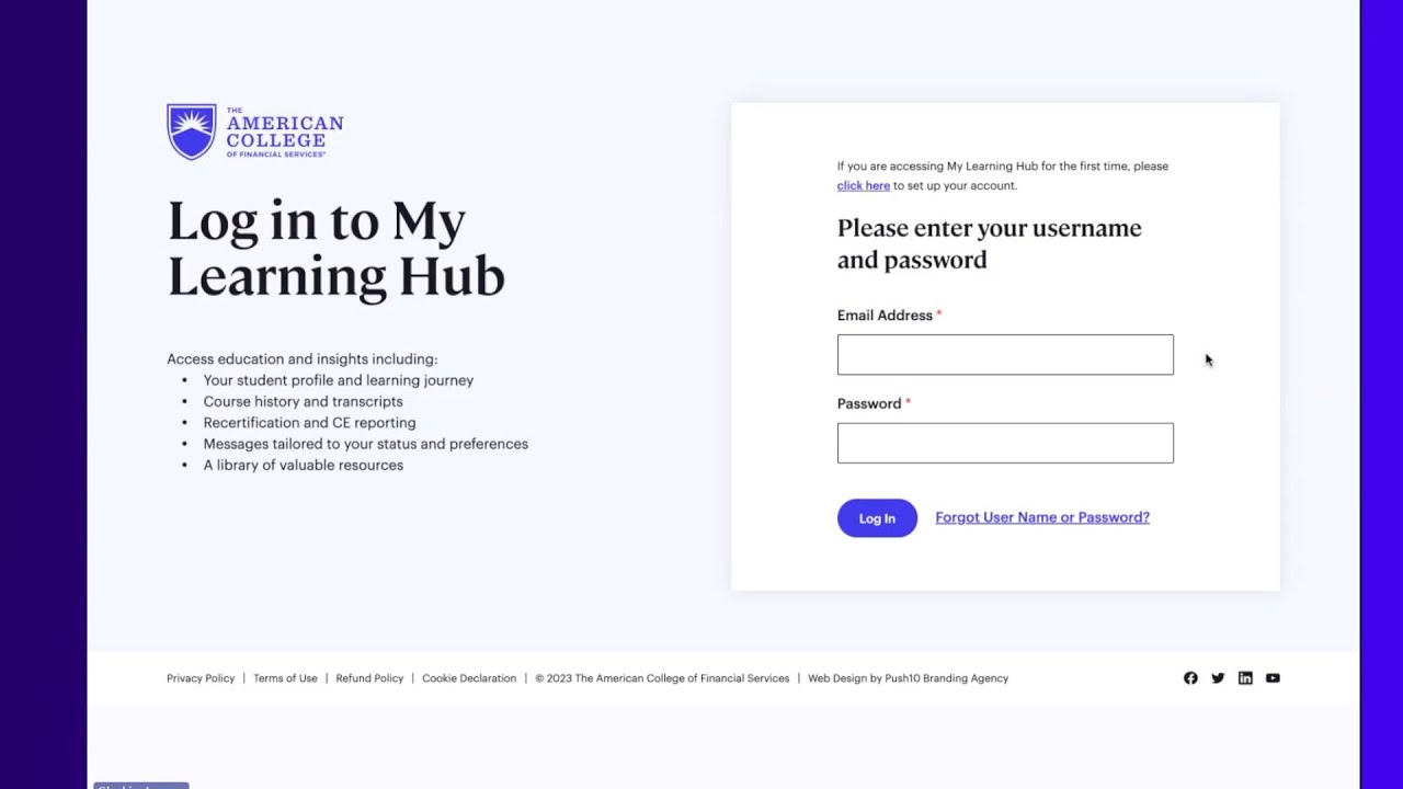 My Learning Hub Tutorial