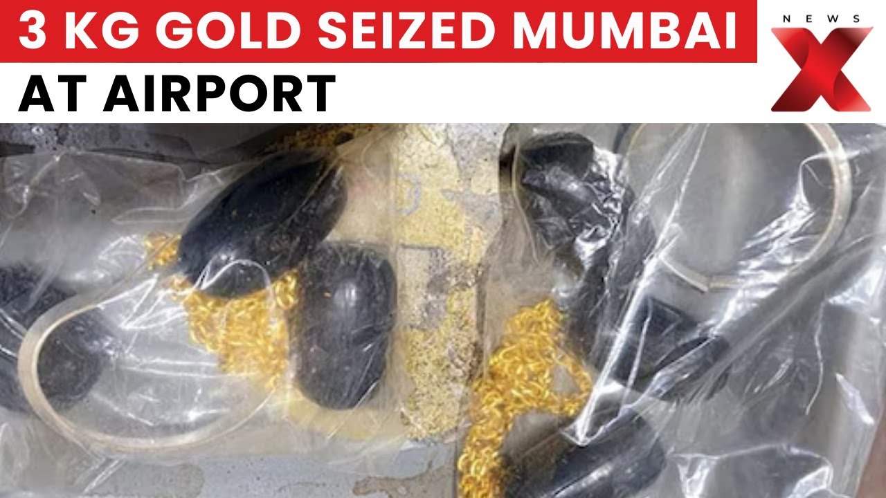 DRI Seizes 3.05 Kg Gold Worth ₹3.89 Crore from Passenger at Mumbai Airport | NewsX