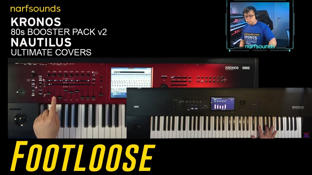 Footloose Kenny Loggins |Korg Kronos 80s Booster Pack V2 | Nautilus Ultimate Covers | Sound Library