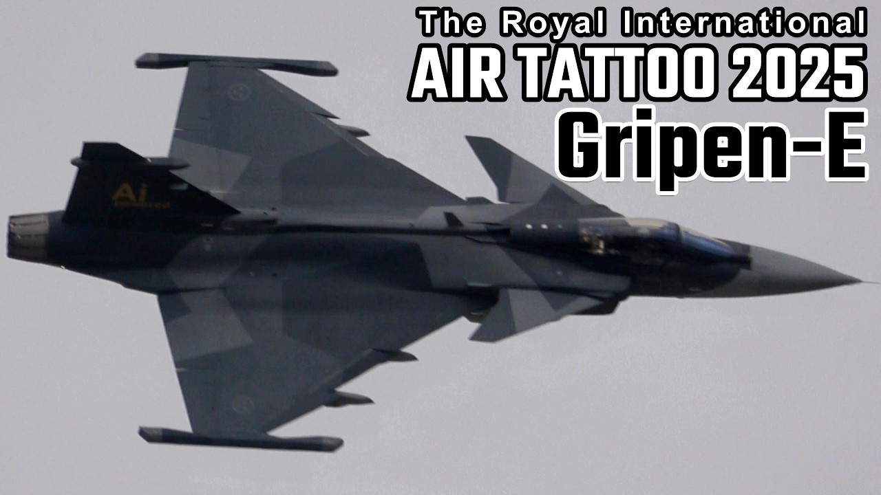 RIAT 2025 JAS39E Gripen E SAAB The Royal International Air Tattoo