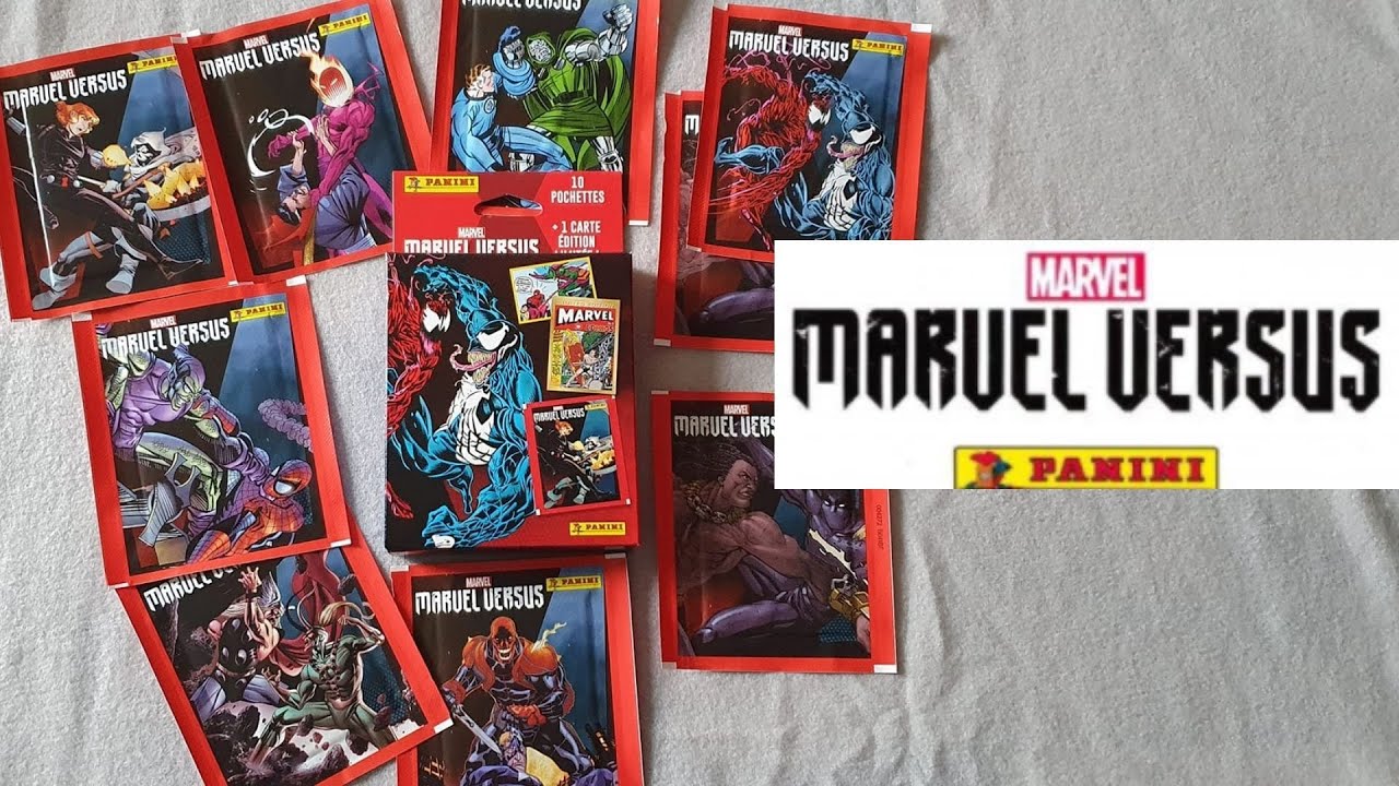 Ouverture 10 pochette PANINI MARVEL-VERSUS