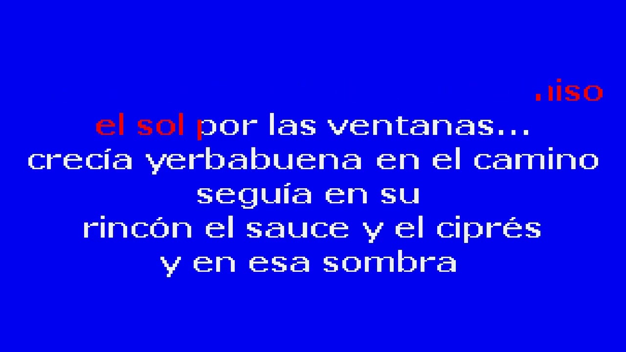 Jose Luis Perales - La Espera - Karaoke