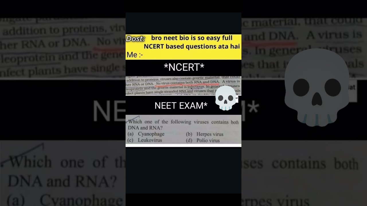 Jo kehte hai ki sab NCERT se aata hai 💀🥲⚠️#neet#reneet#neet2026#mbbs#scam#viral#trending#shorts