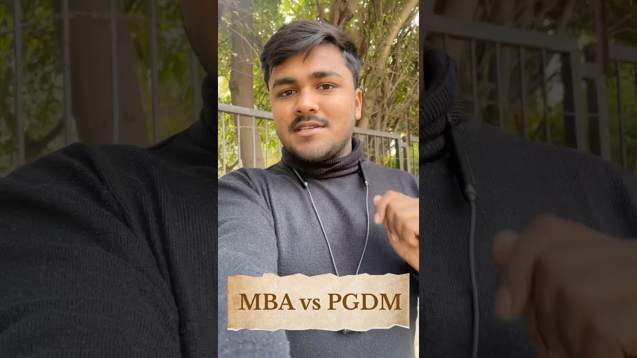 MBA versus PGDM in both colleges #bestpgdmcollege #placements #pgdmcollege #universityadmission ￼