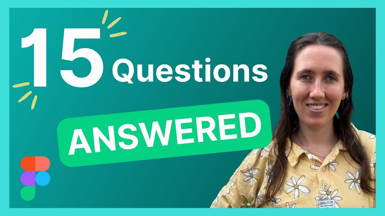 15 Most Asked Questions About Figma - ANSWERED! | Figma Q&A for Beginners