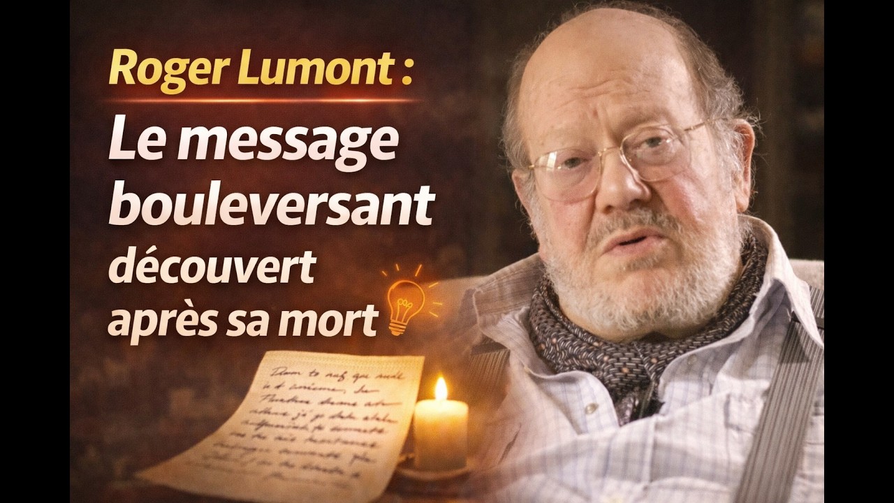 Roger Lumont  Le message bouleversant déco uvert après sa mort