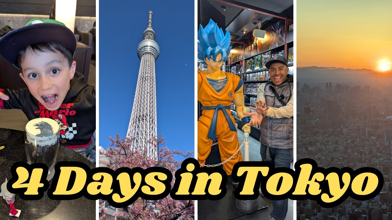 4-Day Tokyo Itinerary with Kids | Japan Family Travel Guide 2025
