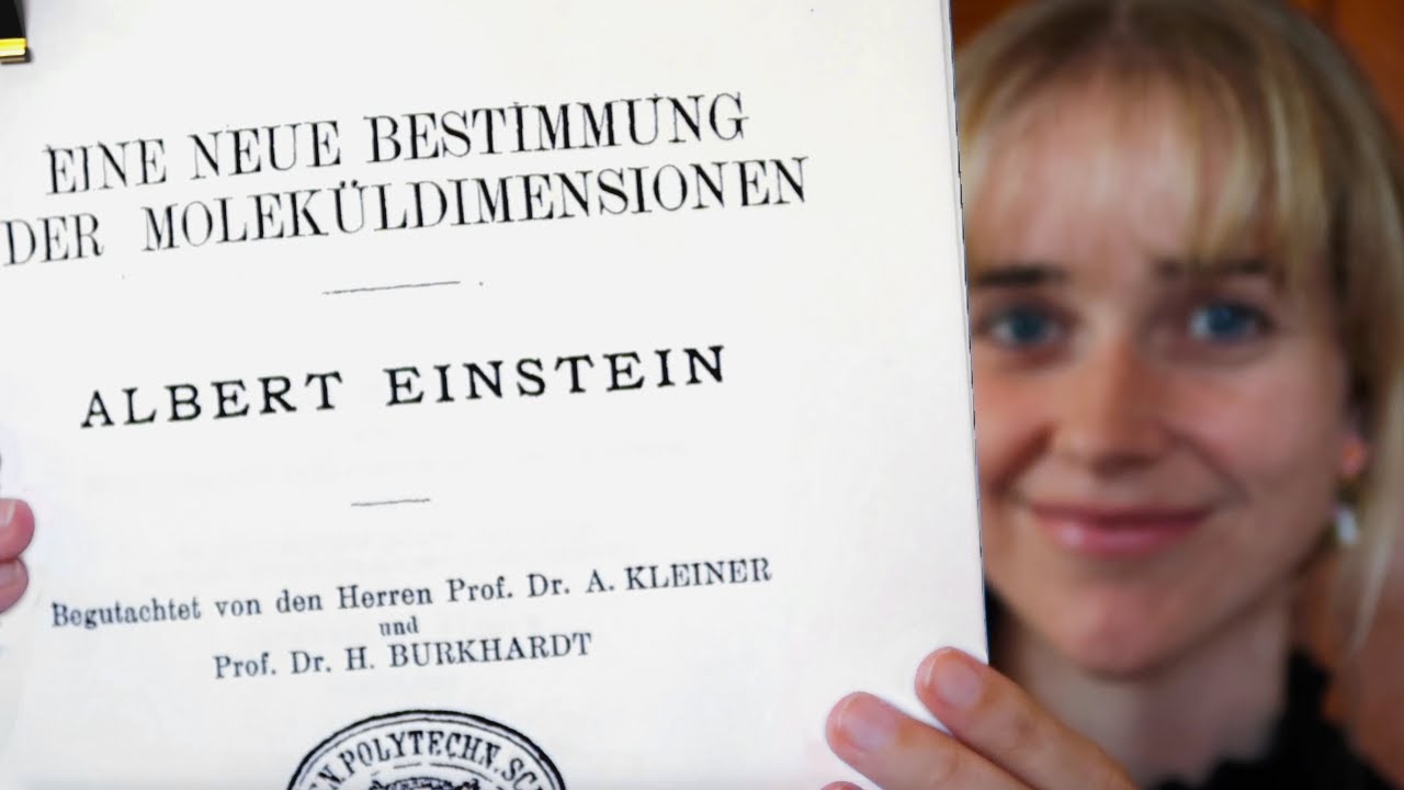 Einstein's PhD thesis 👀👀
