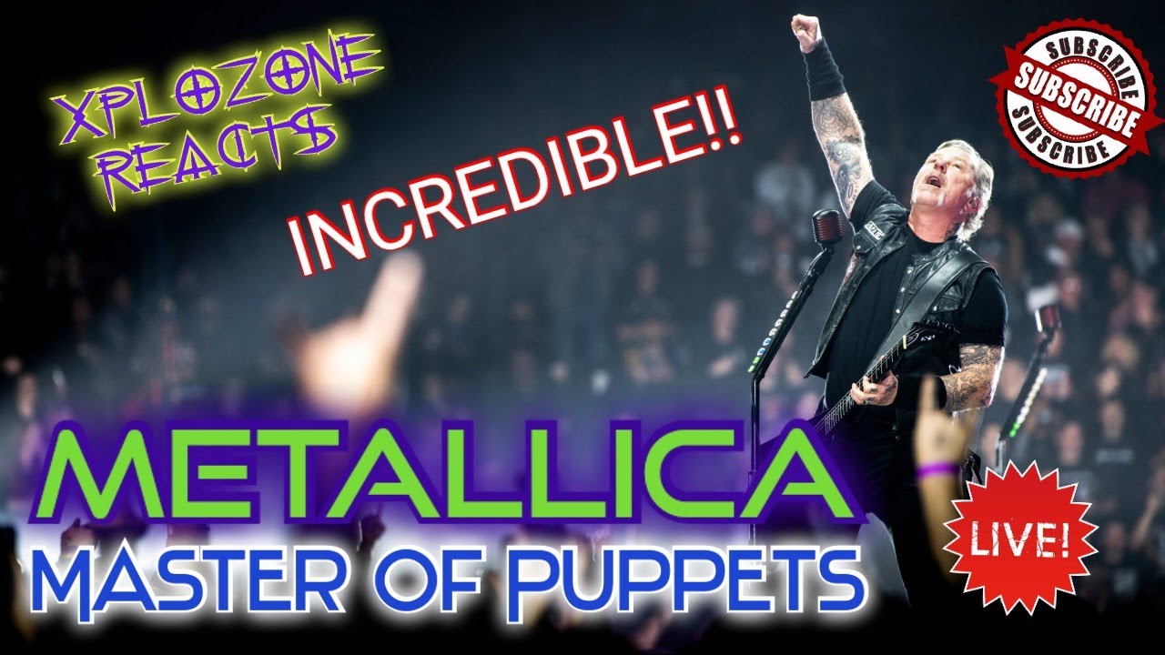 REACTING TO METALLICA - MASTER OF PUPPETS (MANCHESTER 2019)