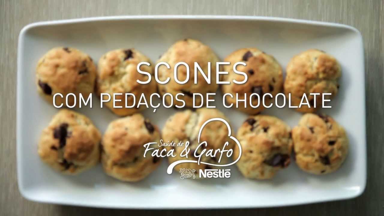 Receita de SCONES COM CHOCOLATE