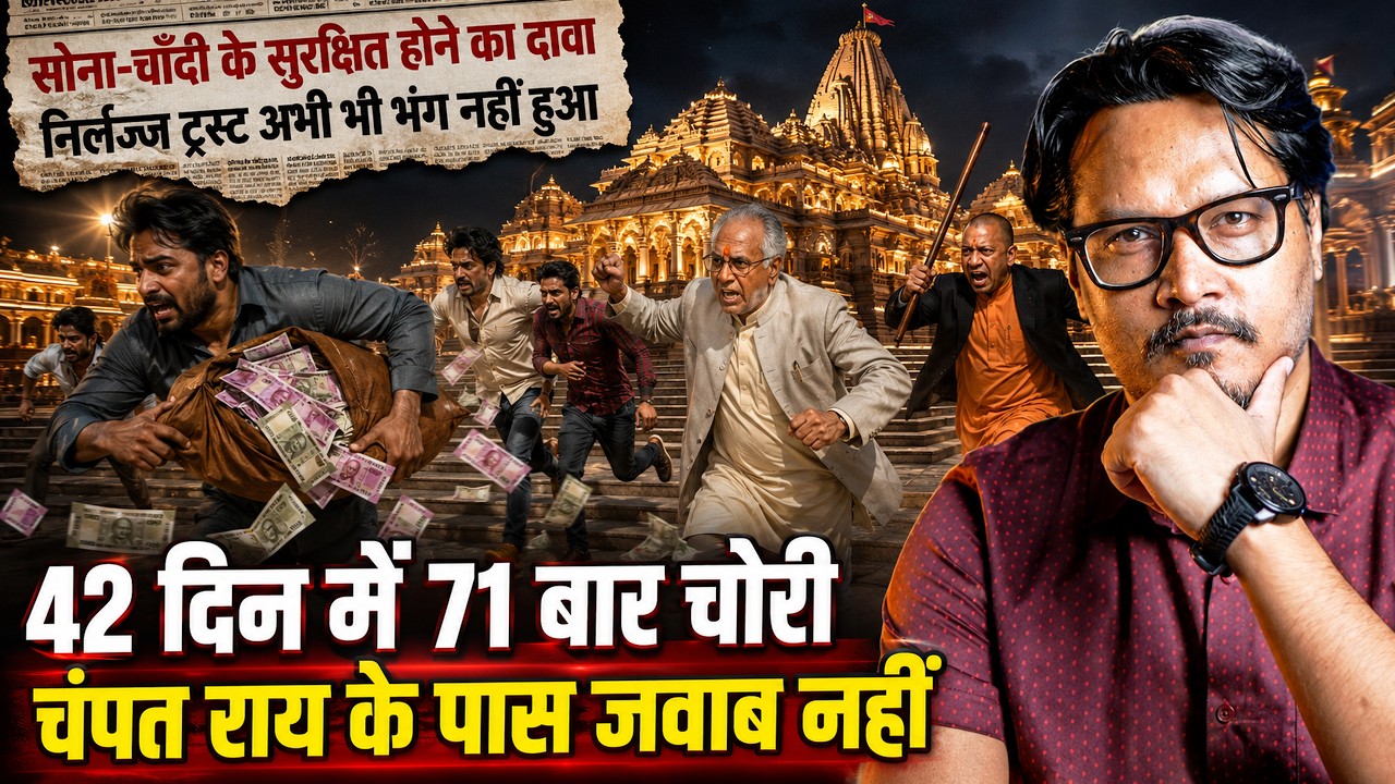 Ram Mandir Chanda Chori: CCTV Shows 70 Thefts In 42 Days, Champat Absconding | Ajeet Bharti Explains