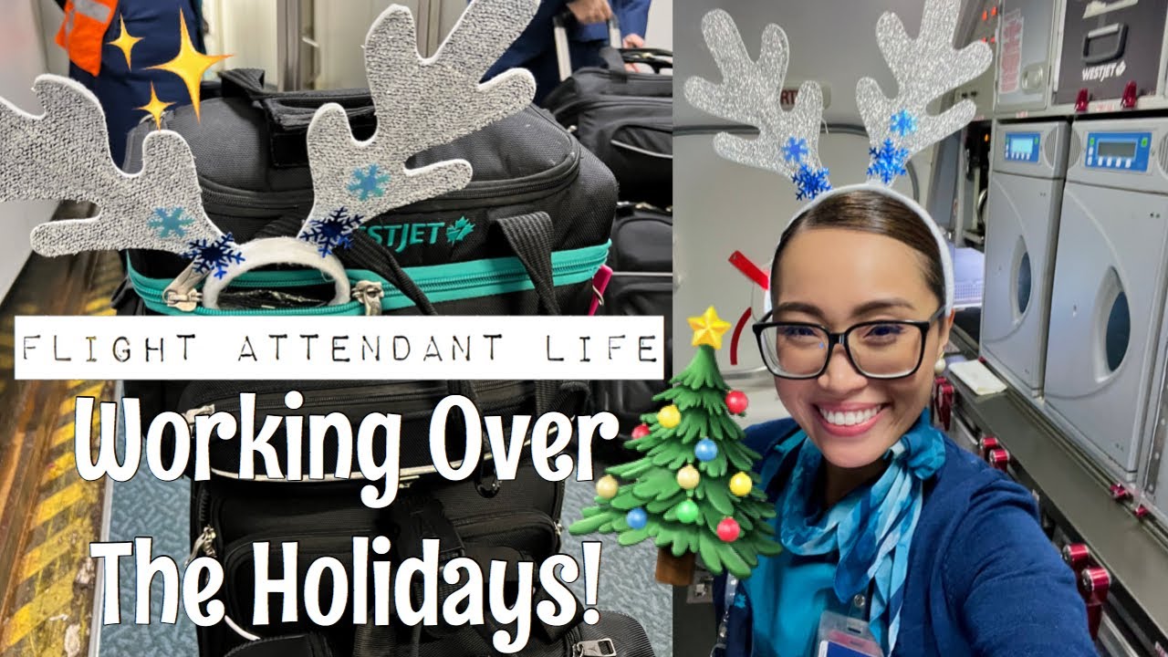 WORKING OVER THE CHRISTMAS HOLIDAYS! | Flight Attendant Life