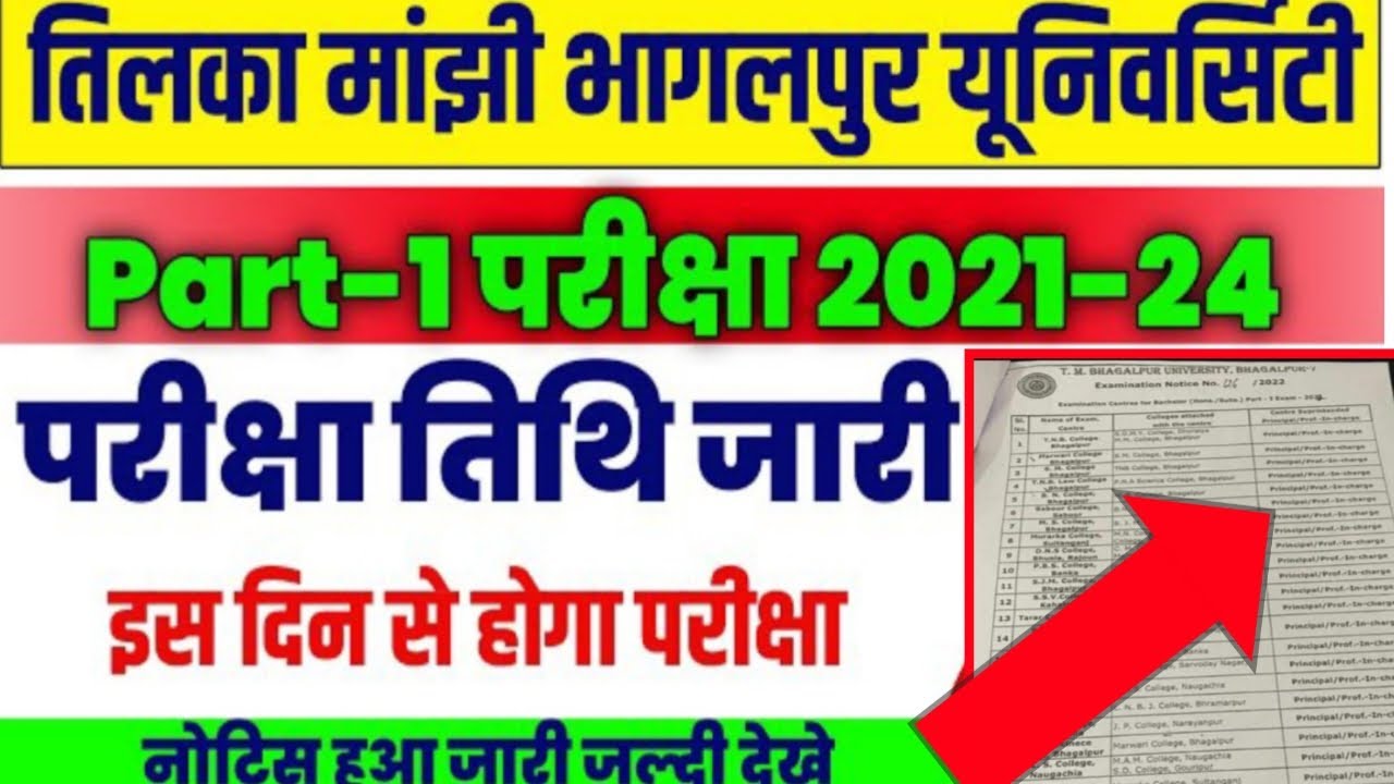 tmbu part 1 Exam date 2021-24|tmbu part 1 Exam date|tmbu part 1 Exam 2022|tmbu part 1 exam routine