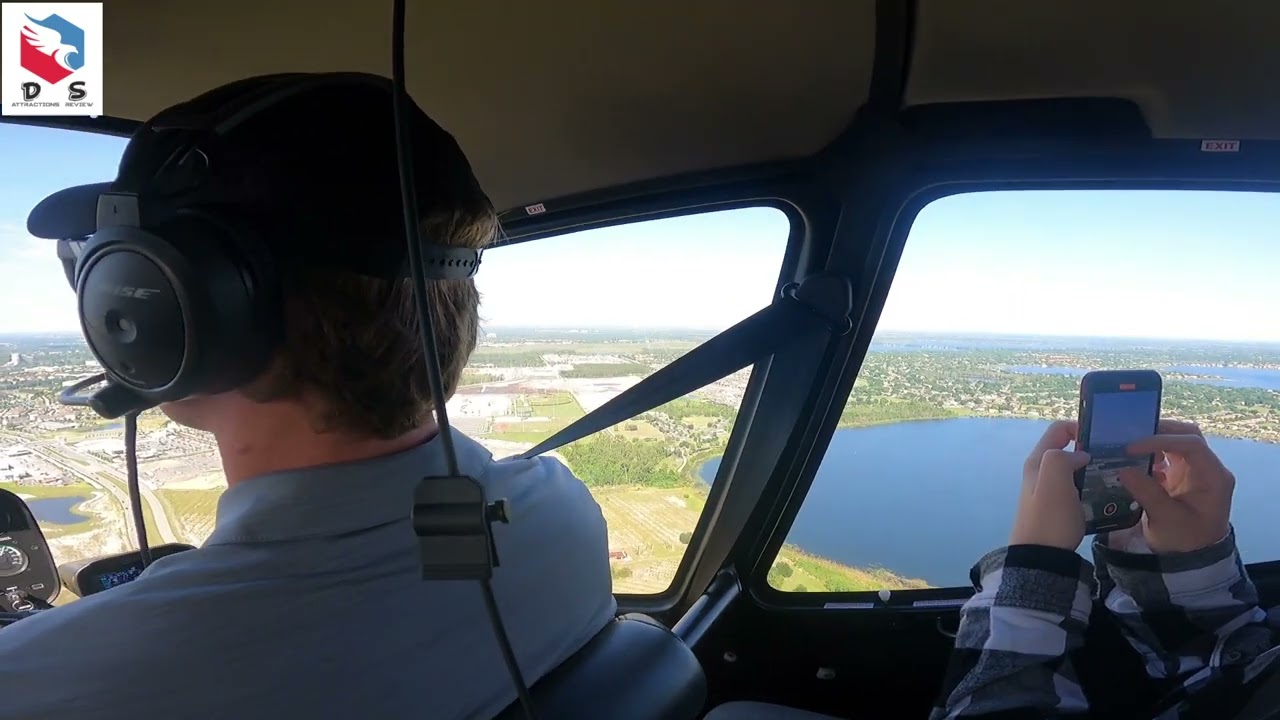 Helicopter Tour with International Heli-Tours, Disney & Sea World Combo Tour, Orlando, FL
