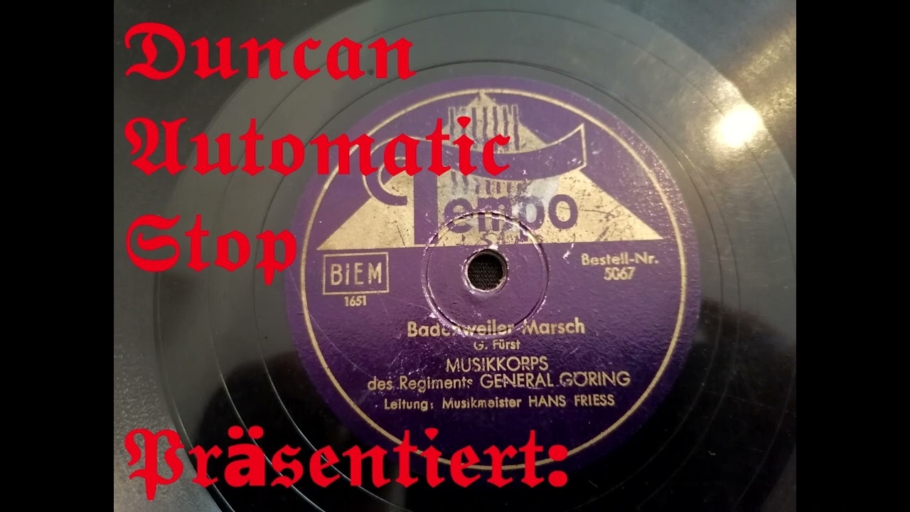 (1940) Badenweiler Marsch - Musikkorps des Regiment General Göring