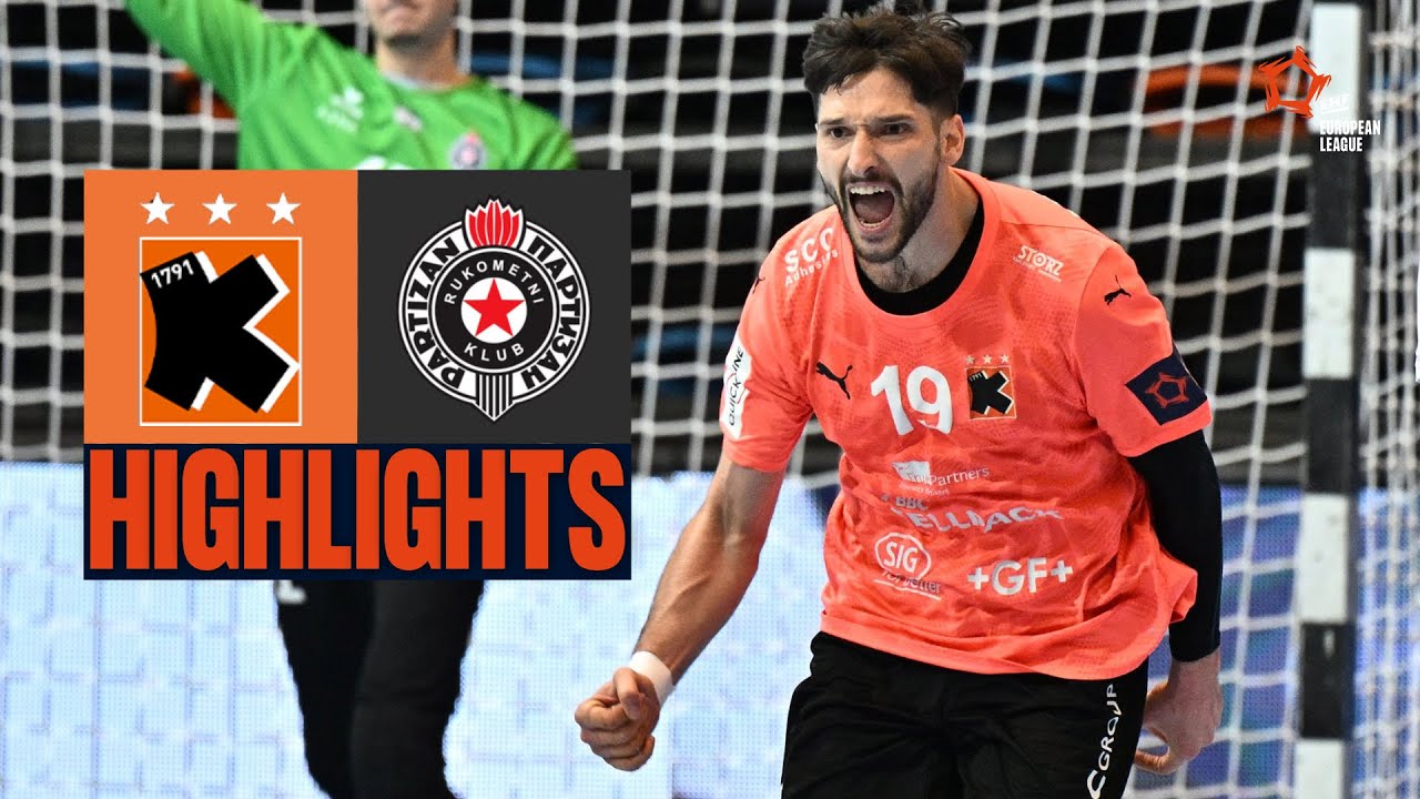 Kadetten Schaffhausen 🆚 RK Partizan AdmiralBet | HIGHLIGHTS | EHF European League Men 2025/26