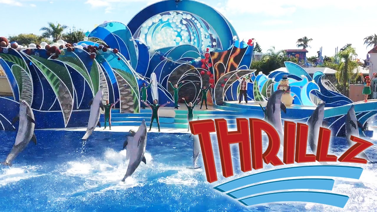 Dolphin Island Christmas 2015 - SeaWorld San Diego Full Show - Thrillz