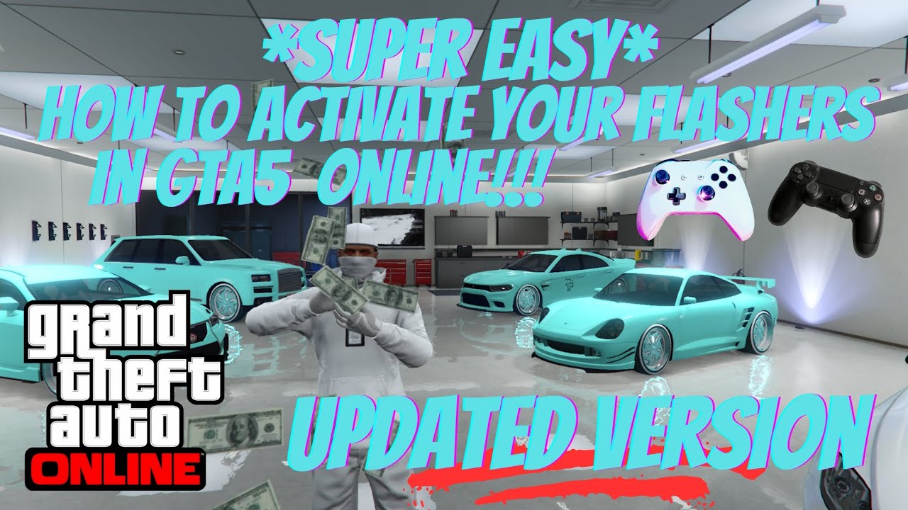 🚨SUPER EASY🚨 HOW TO ACTIVATE YOUR FLASHERS IN GTA 5 ONLINE.