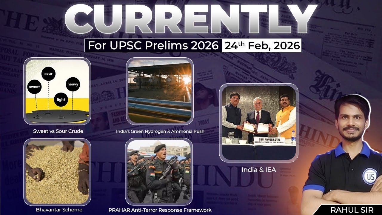24th February 2026 Current Affairs | Prelims 2026 | Hindu + IE #dailycurrentaffairs