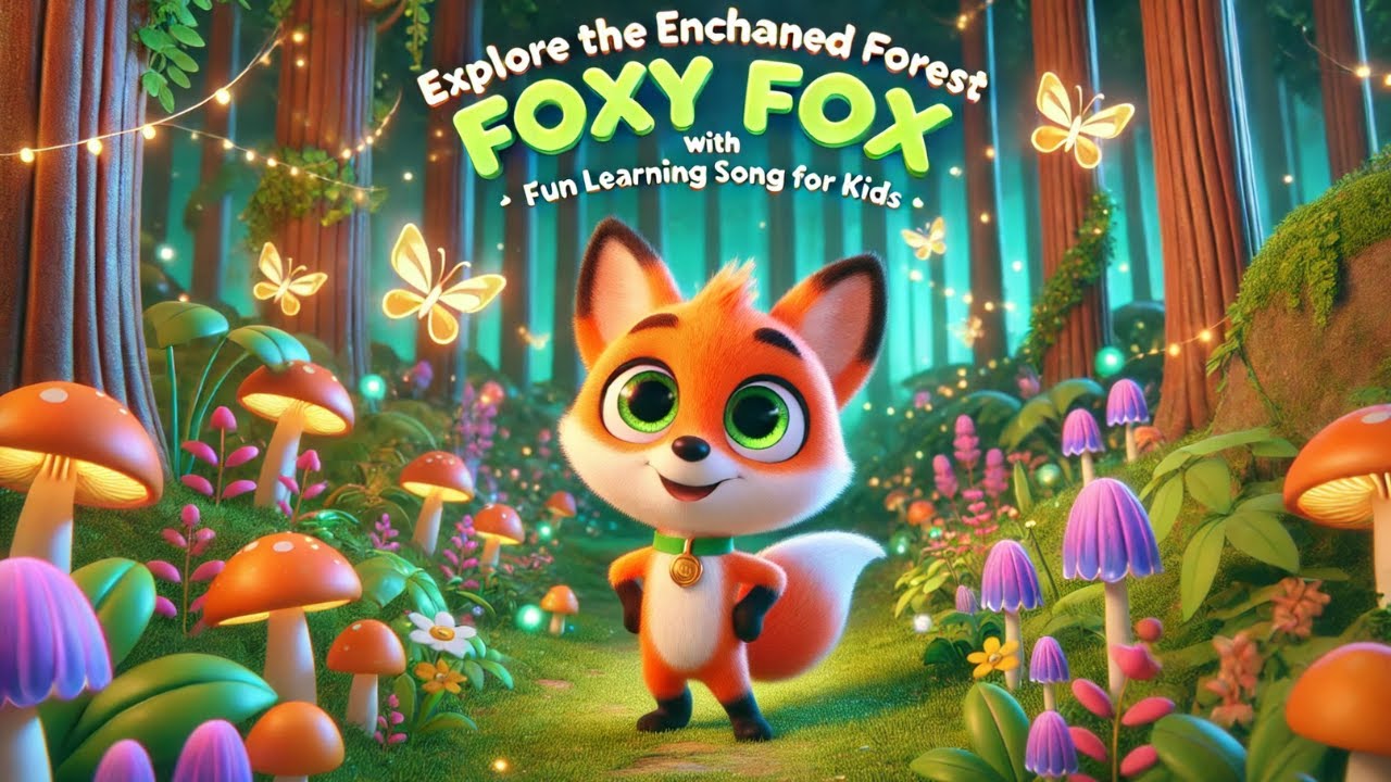 Explore the Enchanted Forest with Foxy Fox! | Fun Learning Song for Kids #kidssongs #singalong