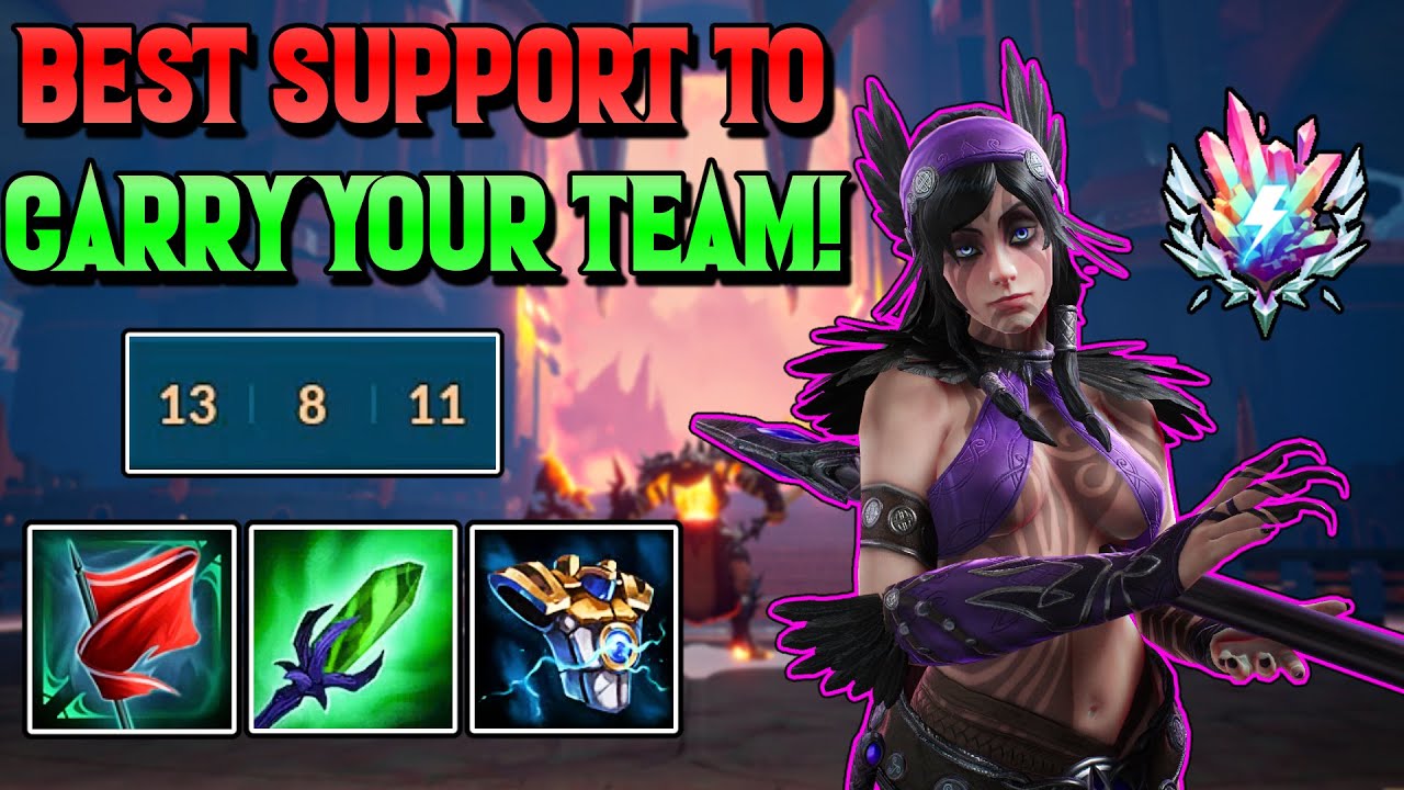 TRANSFORM = FREE KILLS! - Smite 2 Morrigan Deity Ranked Support