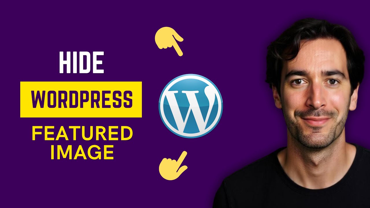 How To Hide Featured Image In WordPress Post (QUICK Method)