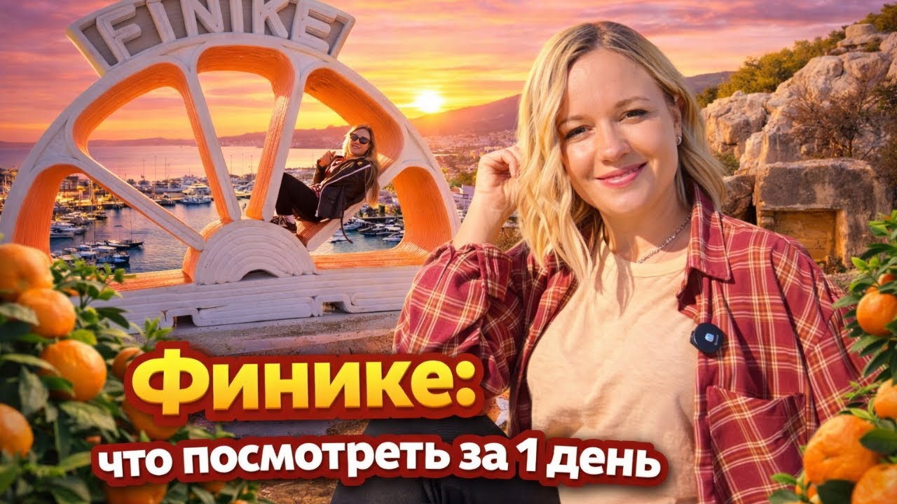 Обожаю такие семейные поездки! Городок у моря Финике. Турция 2026