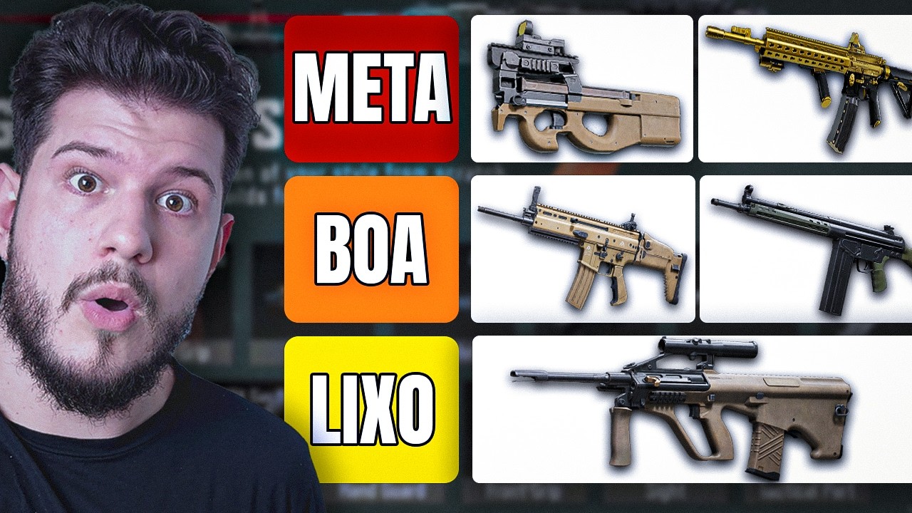 GUIA COMPLETO de ARMAS no Arena Breakout:Infinite e TIER LIST das MELHORES ARMAS