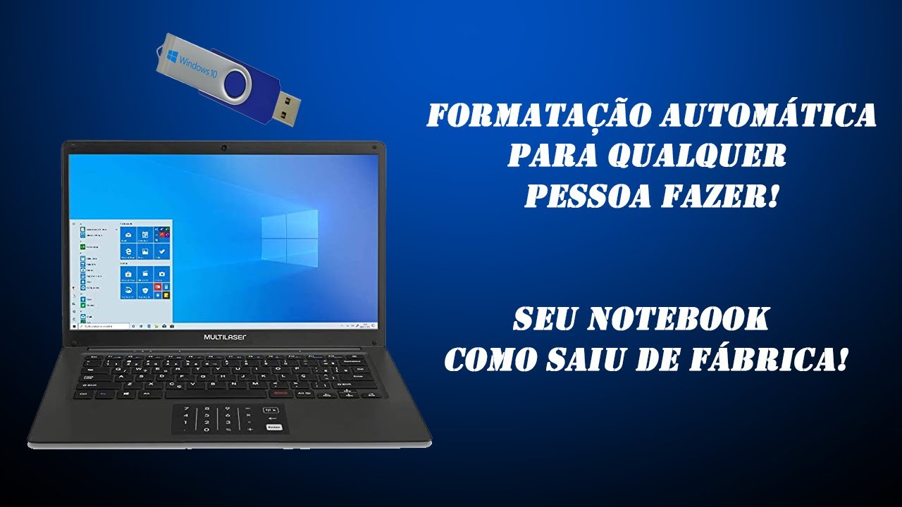 COMO FORMATAR NOTEBOOK DA MULTILASER