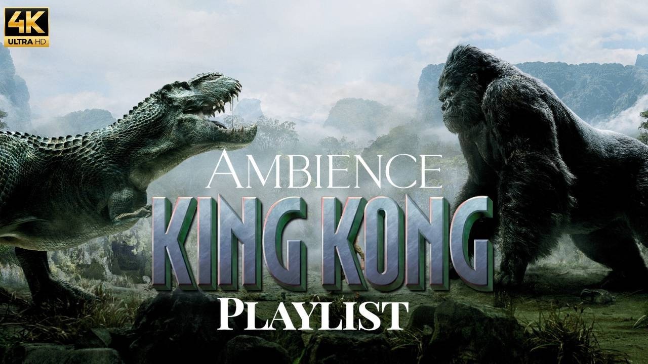 KING KONG AMBIENCE MUSIC | KONG VS T-REX