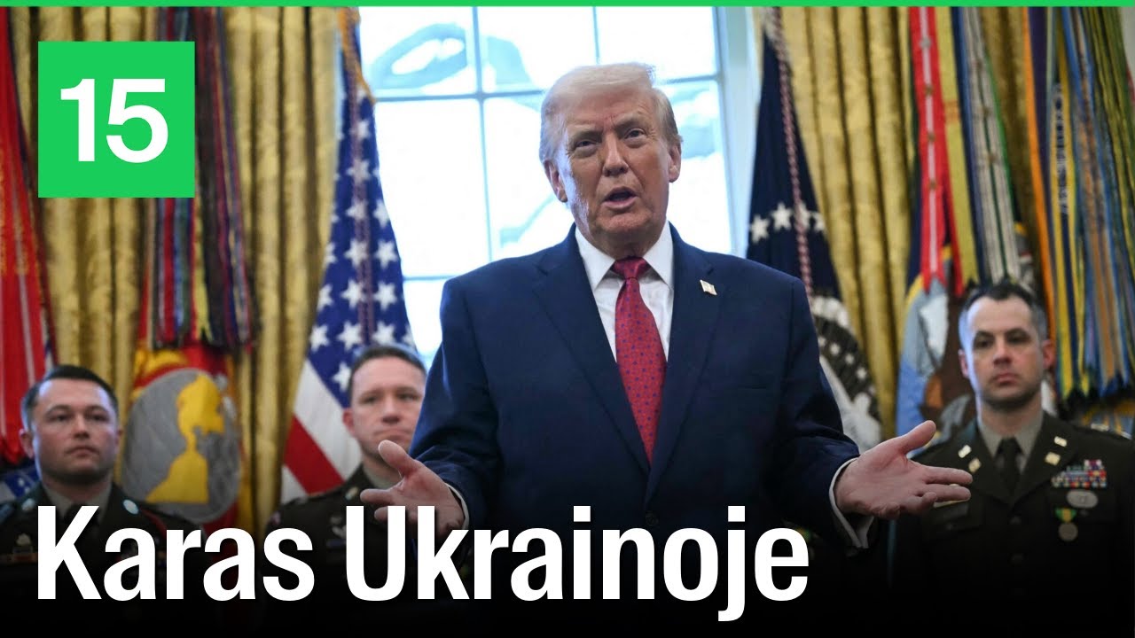 Donaldas Trumpas: &bdquo;Derybos su Ukraina dėl karo yra artimesnės nei bet kada anksčiau&ldquo;