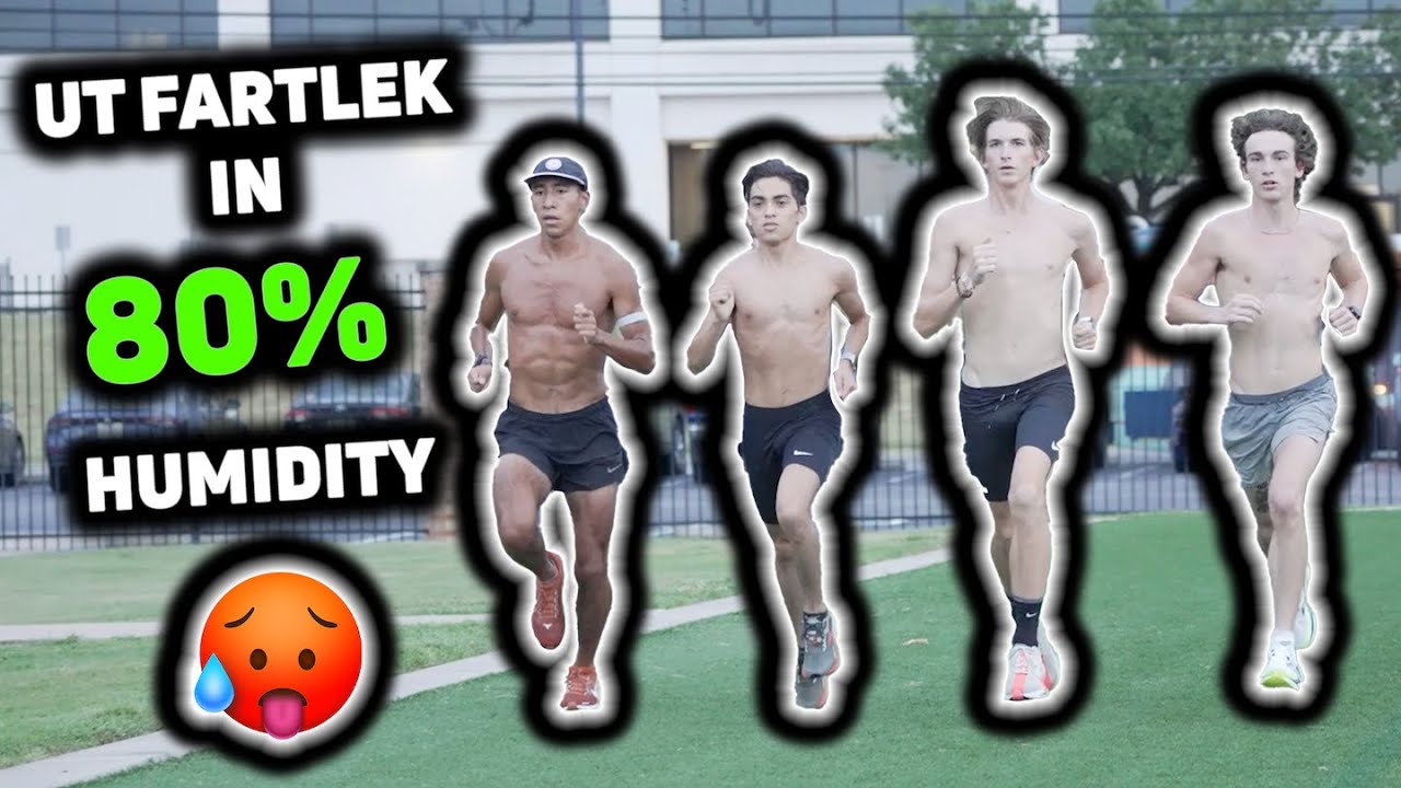 University of Texas Men Run FAST Fartlek In The Rain | Workout Wednesday