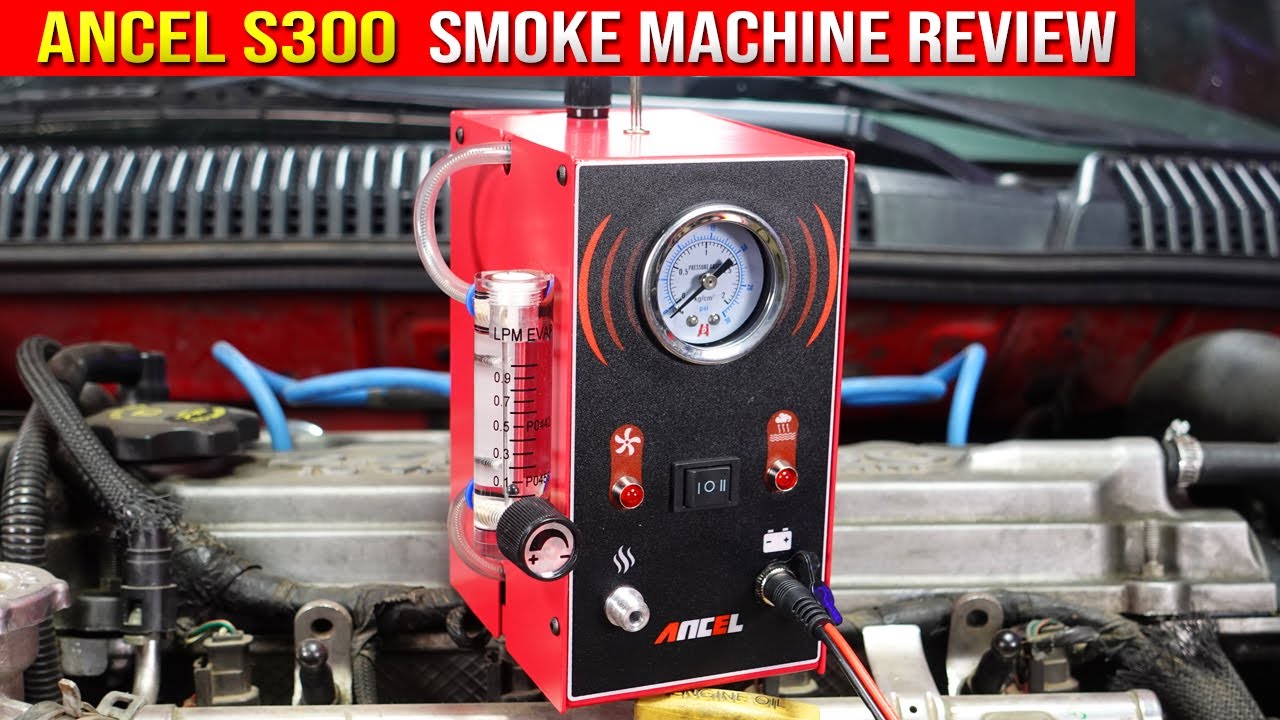 Ancel S300 Leak Detector Review (Automotive Smoke Machine, EVAP Tester)