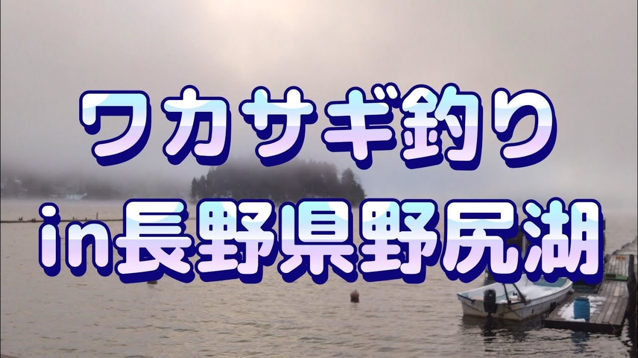 【ワカサギ釣り】野尻湖でドーム船乗ってワカサギ釣りしてきました