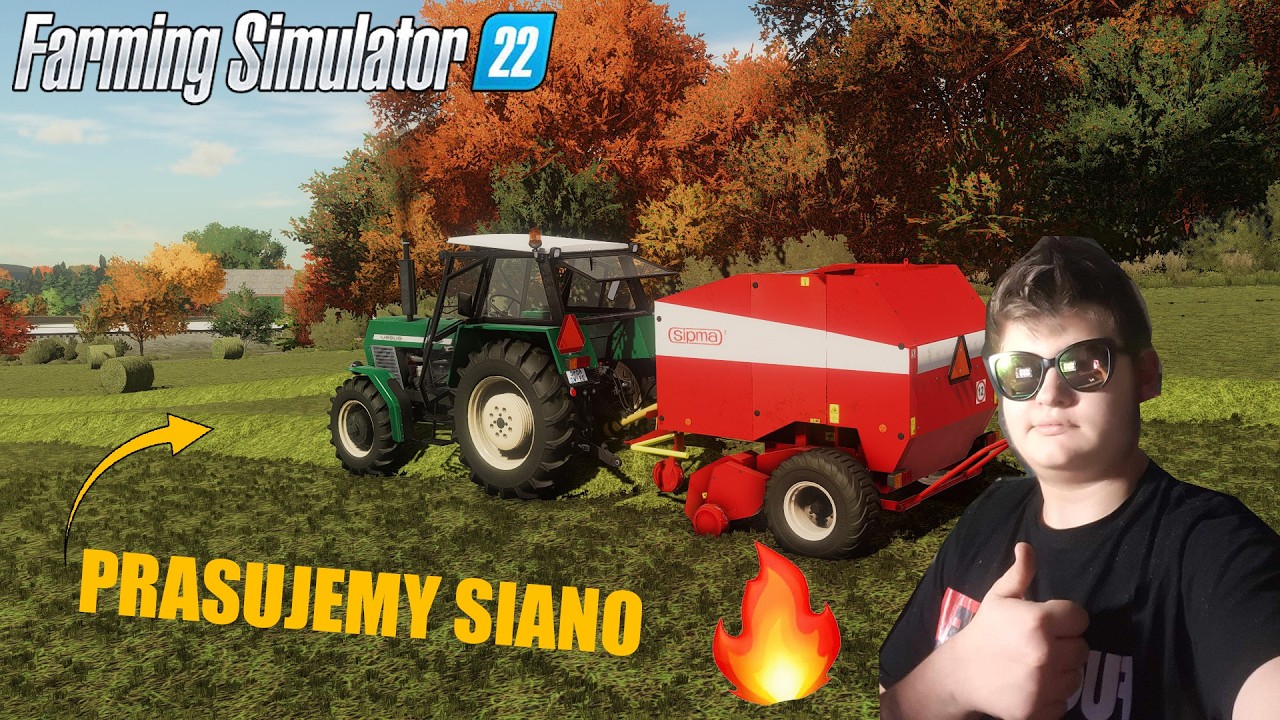 Prasujemy Siano🔥Ma Co Robić!🍀OGIEŃ NA TŁOKI😍Oporowo🌾Wujkowa Farma #169 S3🔥