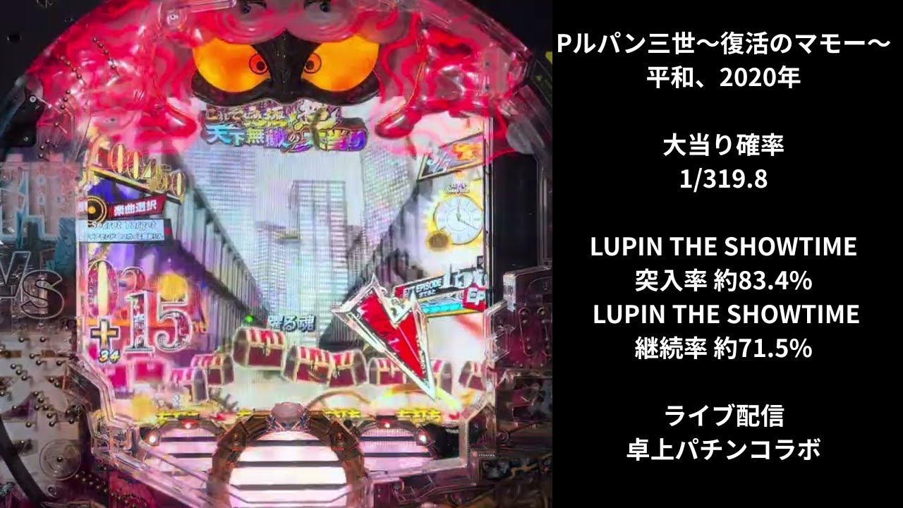 Pルパン三世～復活のマモー～（平和) 3/6ライブ配信終了分