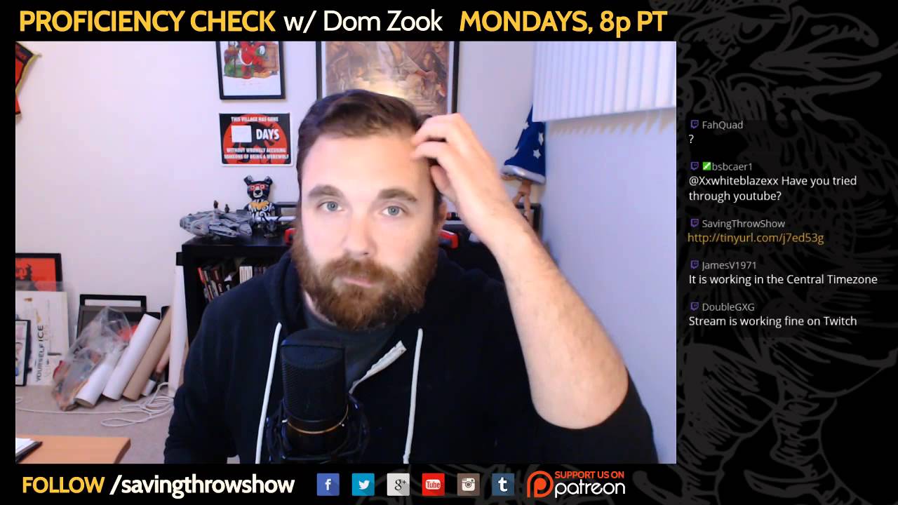 Proficiency Check w/ Dom Zook - Horror on the What Now?