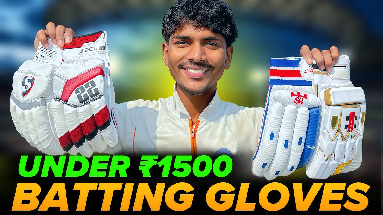 Top 4 Batting Gloves Gloves Under ₹1500 | India Level Gloves | Solo Cricketer