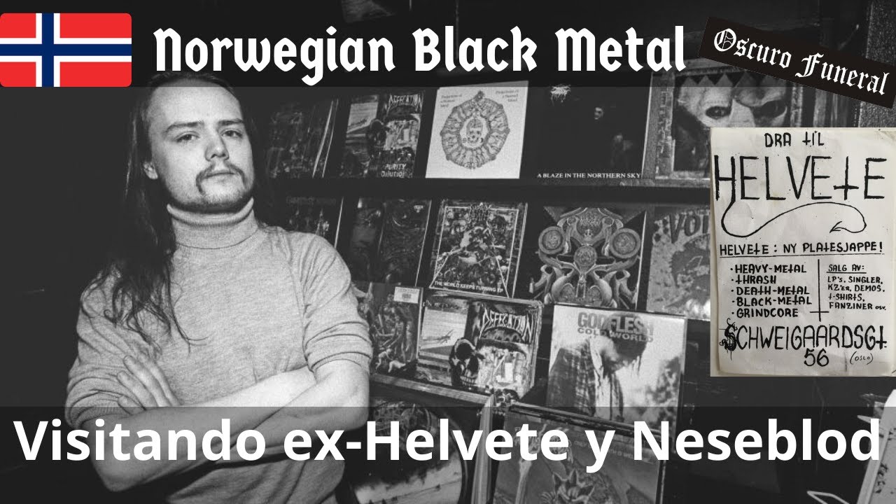 Lugares relacionados al Black Metal -  visitando ex - Helvete y Neseblod en Oslo - Noruega