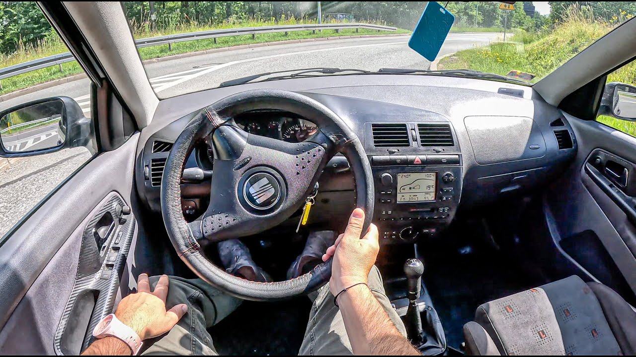 2000 Seat Ibiza [1.9 TDI 110HP] | POV Test Drive #1742 Joe Black