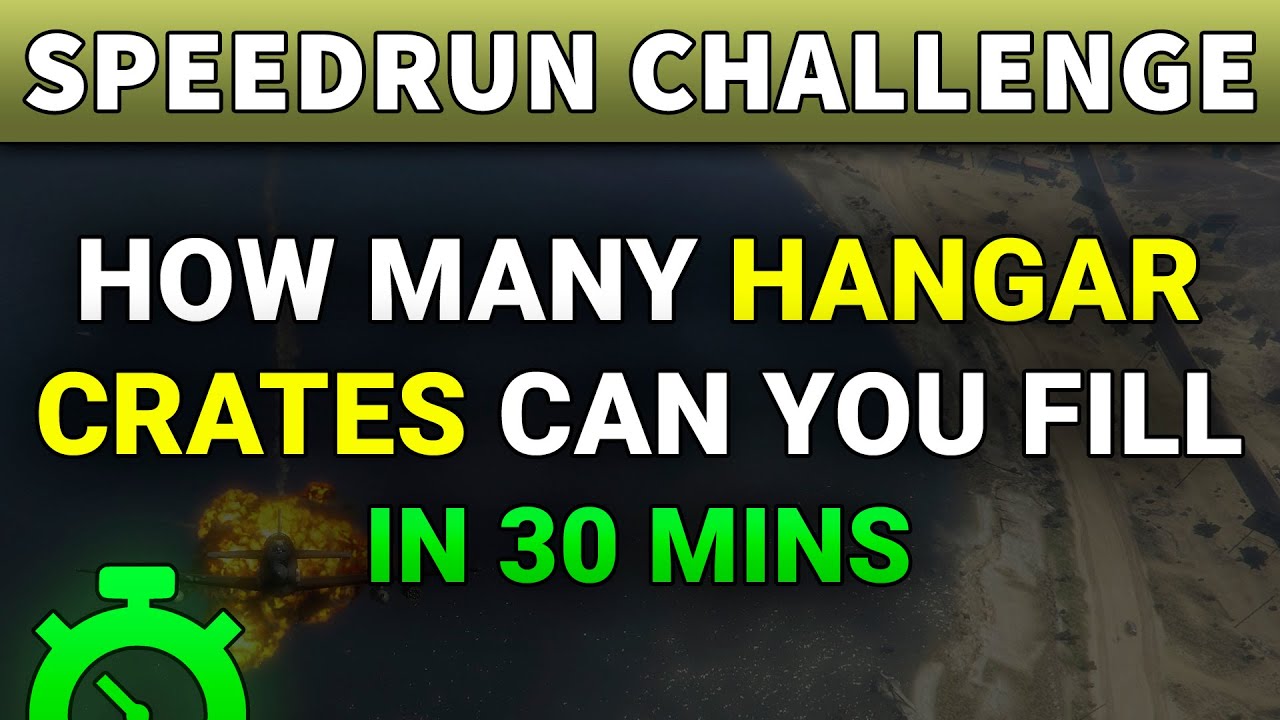 GTA 5 How Many Hangar Crates Can You Grind In 30 Minutes? | GTA ONLINE SPEEDRUN CHALLENGE
