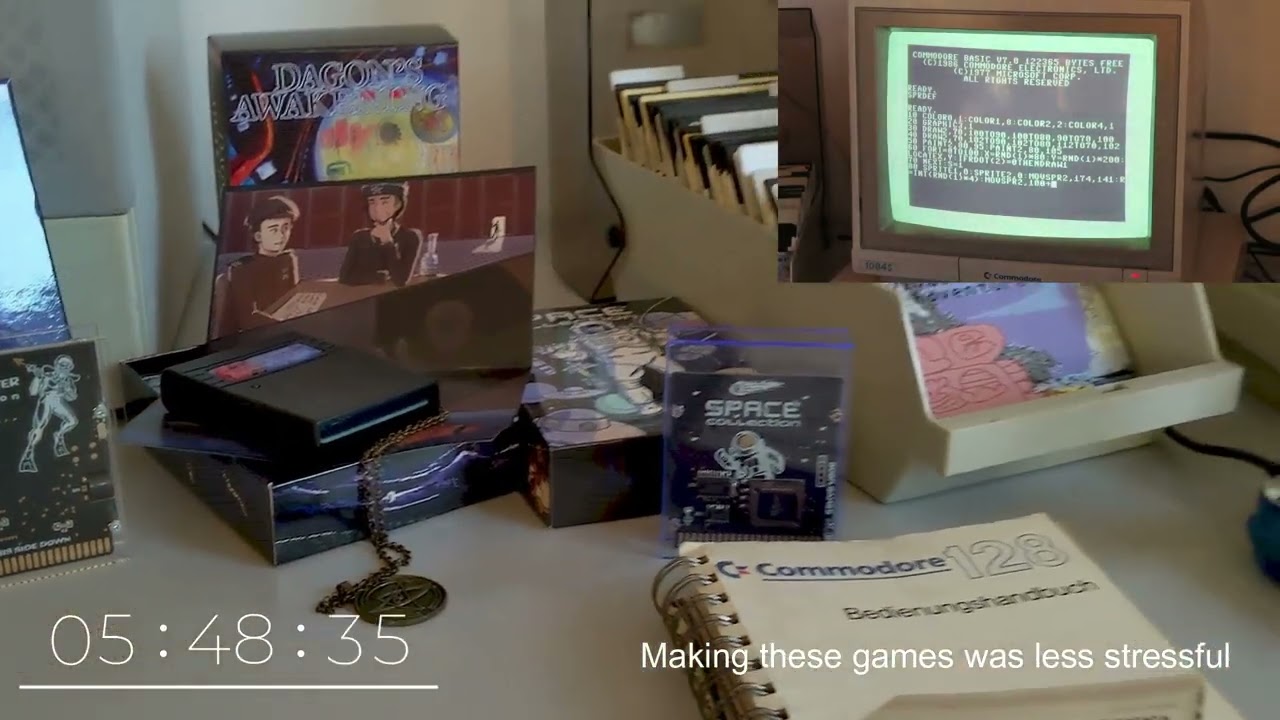 Making a Game in 10 Minutes on the Commodore 128