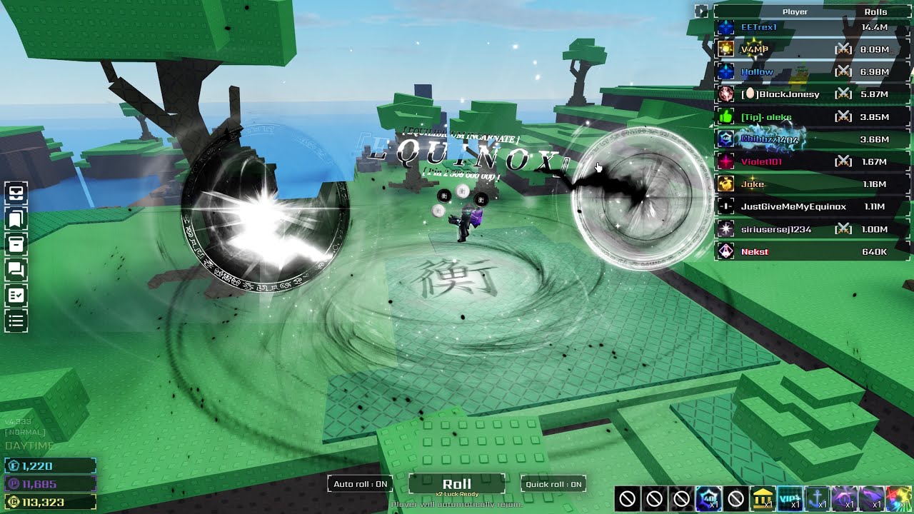 Rolling raw Equonix (in public Server) | Sol's RNG