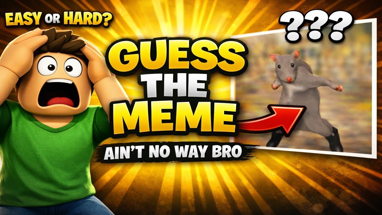 GUESS THE MEME Roblox  no commentary full