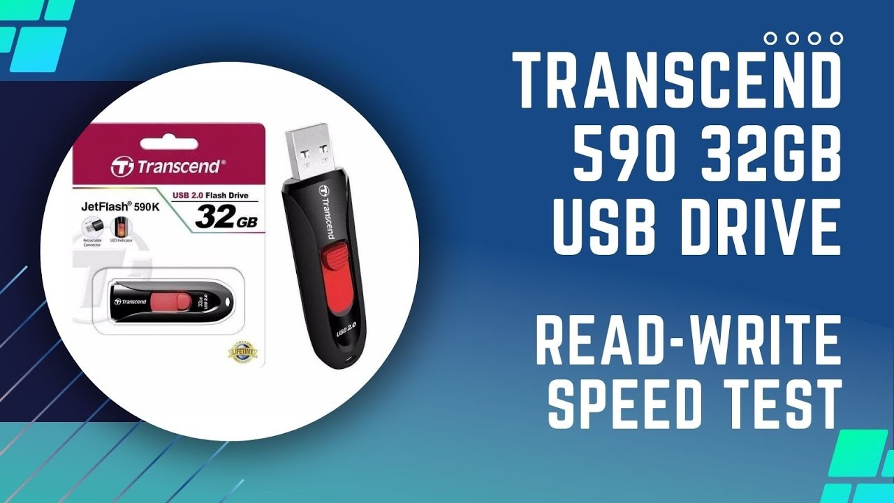 Speed Test of Transcend 590 32GB USB Flash Drive: Read-Write Test