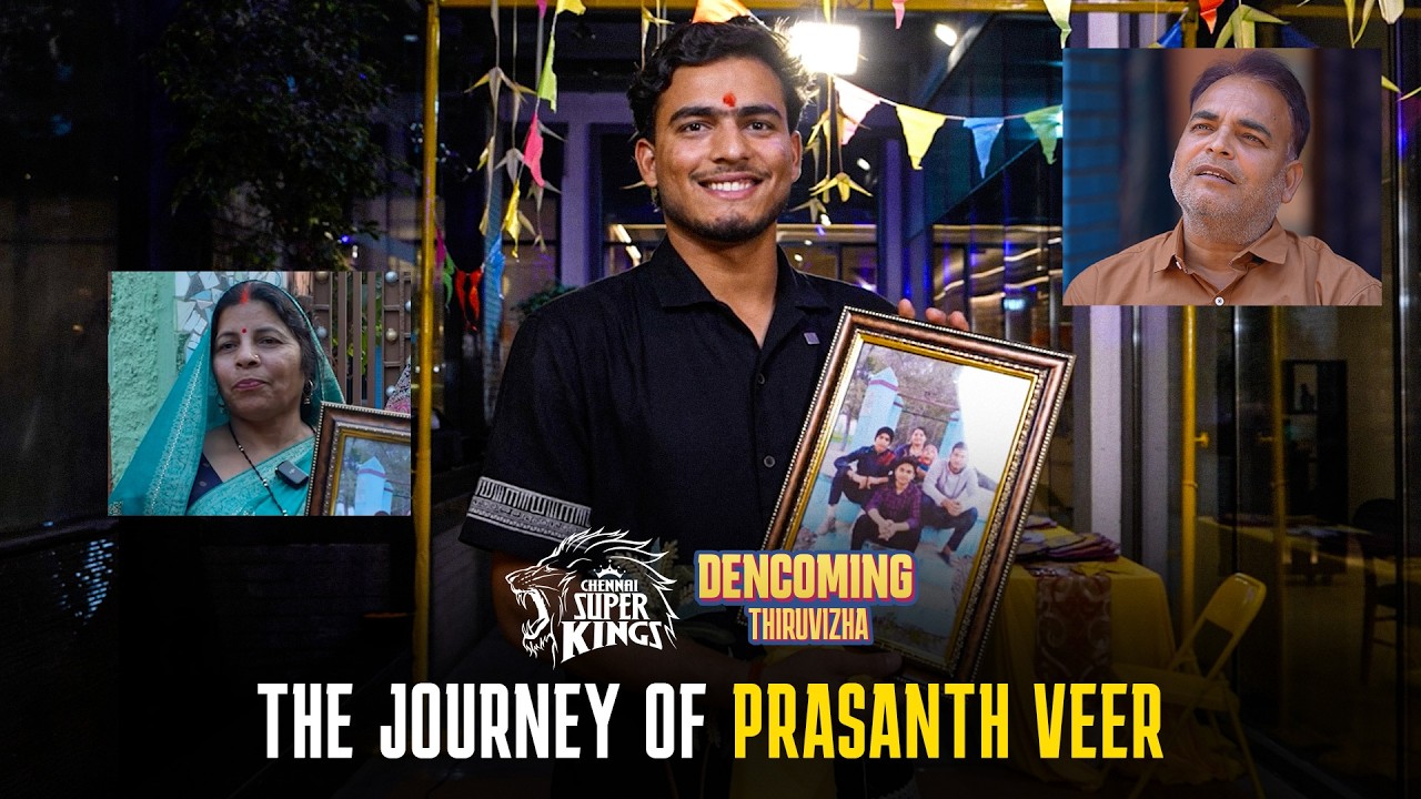 35 kms daily for his Dream led him to the Den | Prashant Veer’s Journey | CSK | Dencoming Thiruvizha
