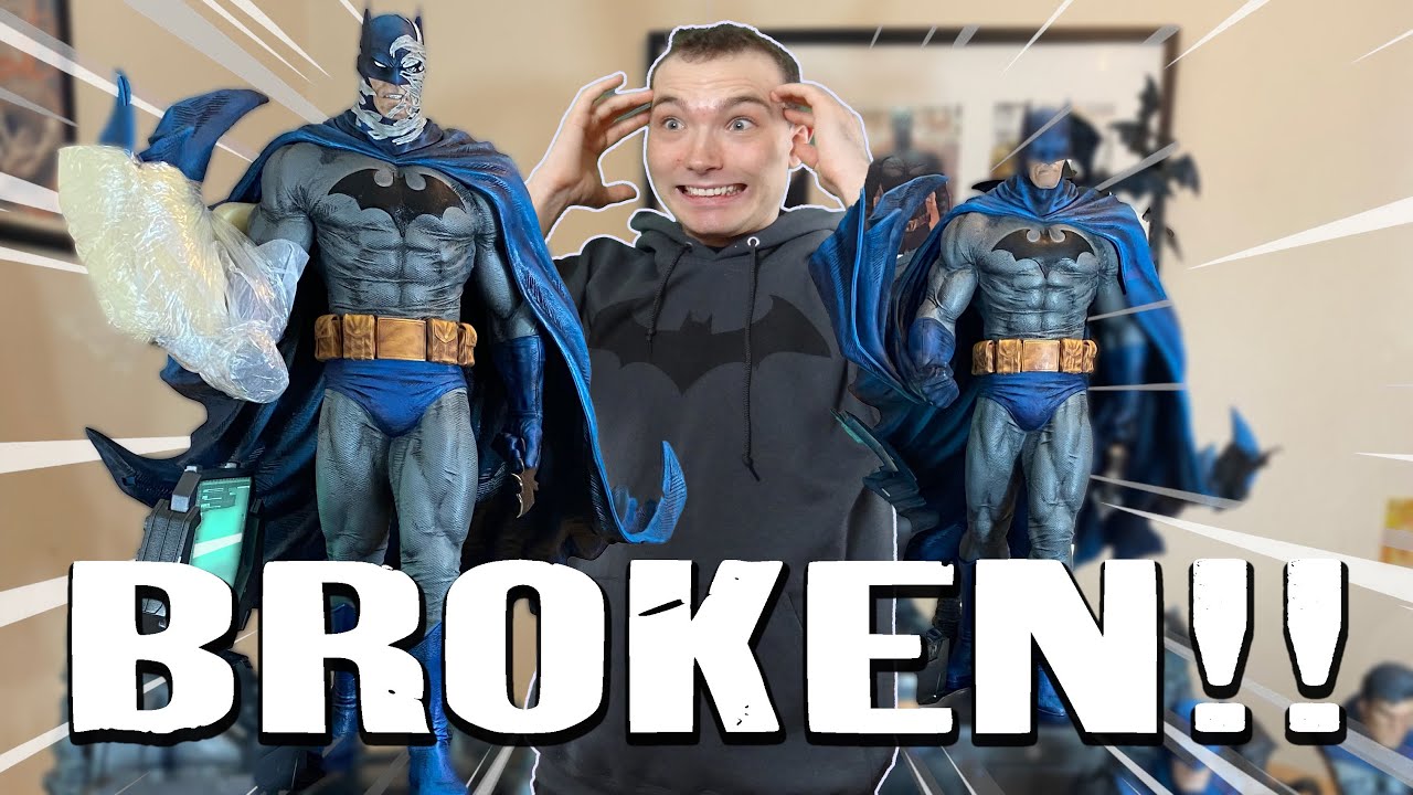 Why is my Batman prime 1 studios Hush Statue BROKEN!?