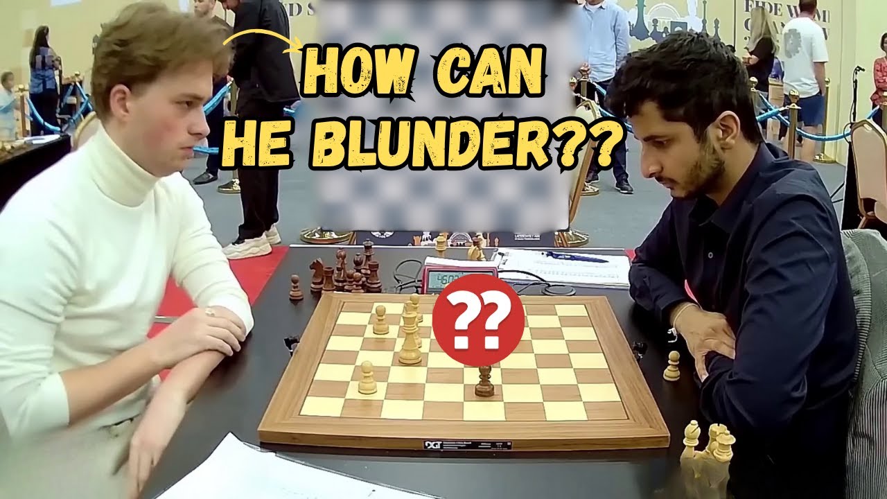 Vincent Keymer Was Shocked To See Vidit Gujrathi's Blunder!